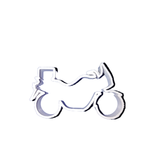 Keksausstecher "Motorrad"