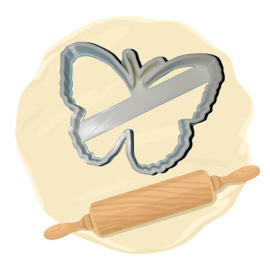 Keksausstecher "Schmetterling"