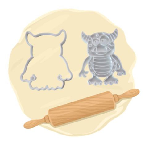 Keksausstecher "Monster"