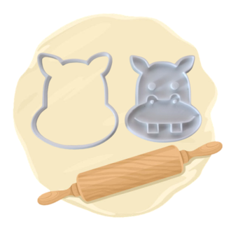 Keksausstecher "Nilpferd"