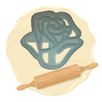 Keksausstecher "Rose"