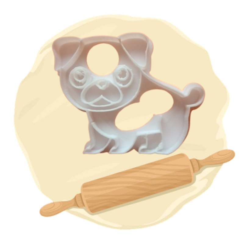 Keksausstecher "Mops"