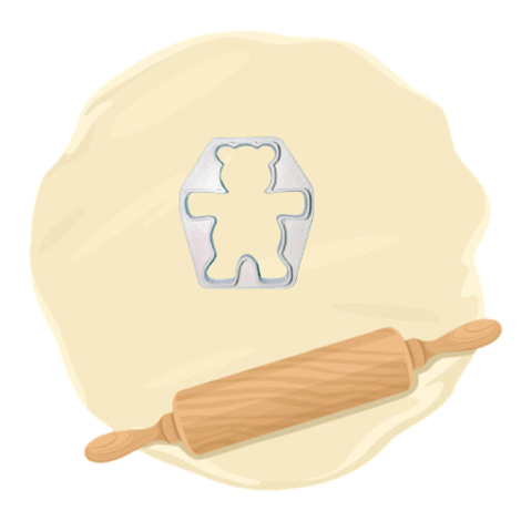 Keksausstecher "Teddy"