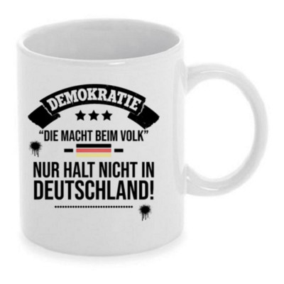 Tasse Demokratie