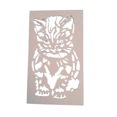 Wandschablone "Katze"