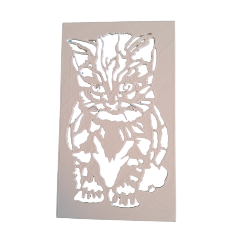 Wandschablone "Katze"