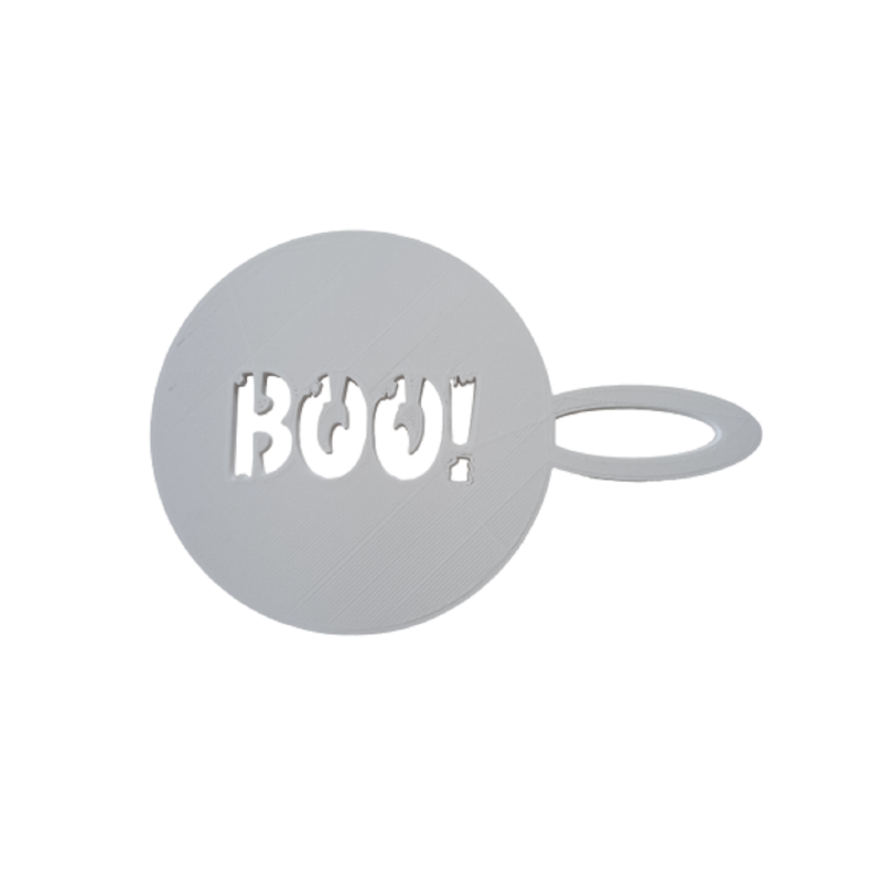 Kaffeeschablone "Boo"