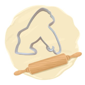 Keksausstecher "Gorilla"