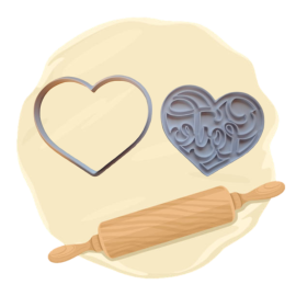 Keksausstecher "Love Herz"