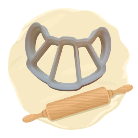 Keksausstecher "Croissant"