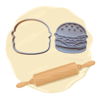 Keksausstecher "Burger"