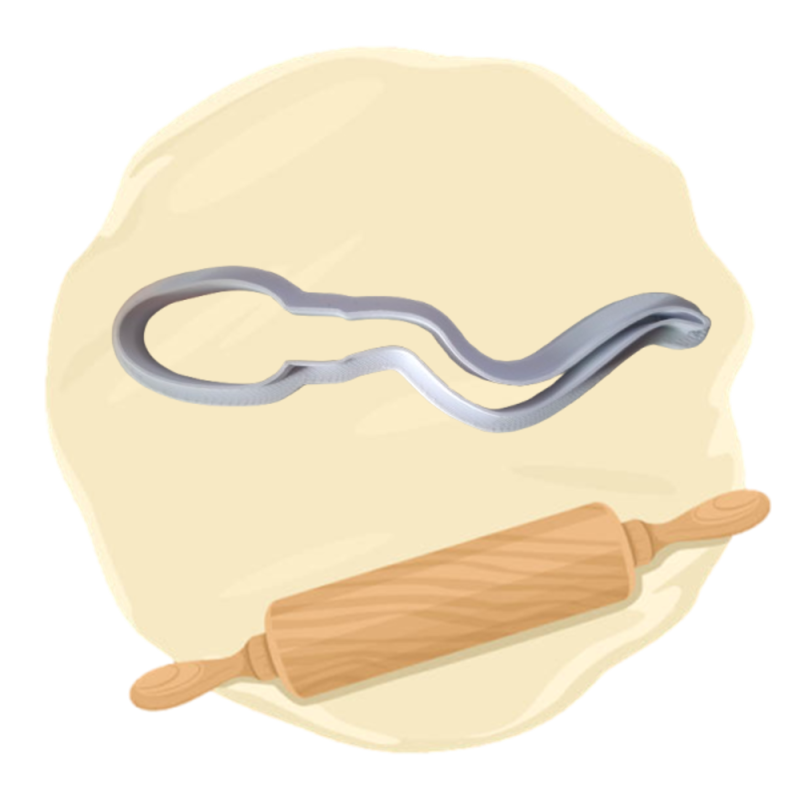 Keksausstecher "Samenzelle"