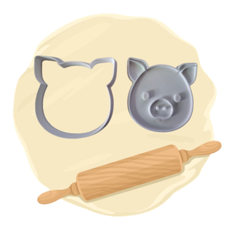 Keksausstecher "Schweinekopf"