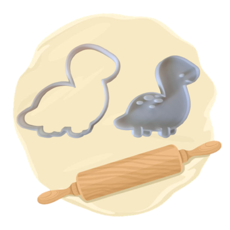 Keksausstecher "Brontosaurus"