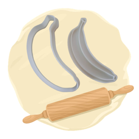 Keksausstecher "Banane"