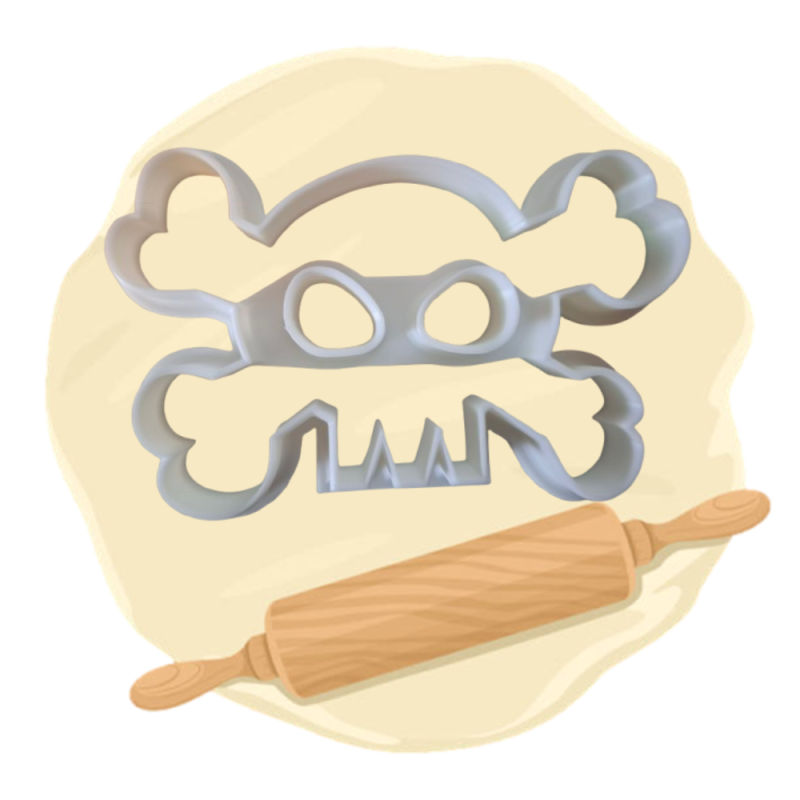 Keksausstecher "Skelett"