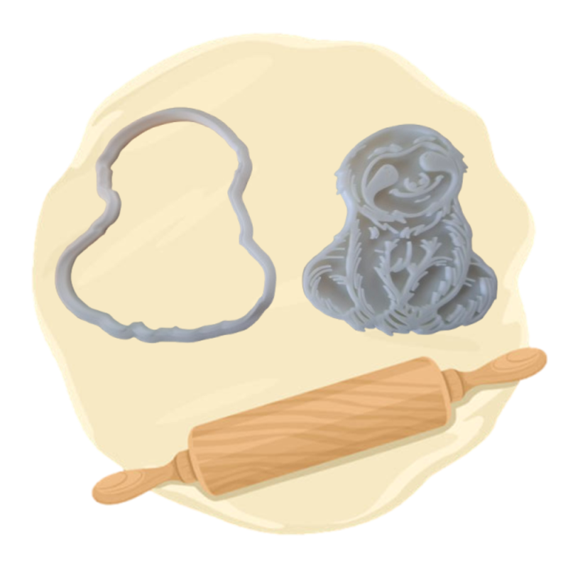 Keksausstecher "Faultier"