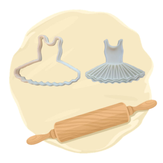 Keksausstecher "Balettkleid"