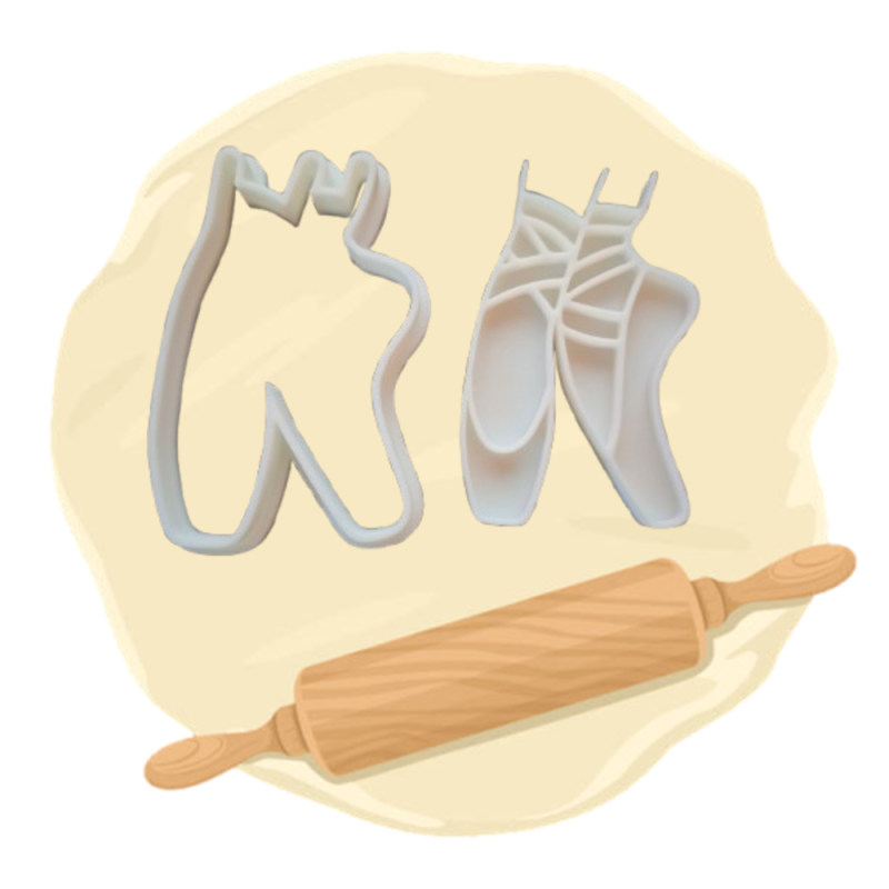 Keksausstecher "Balettschuhe"