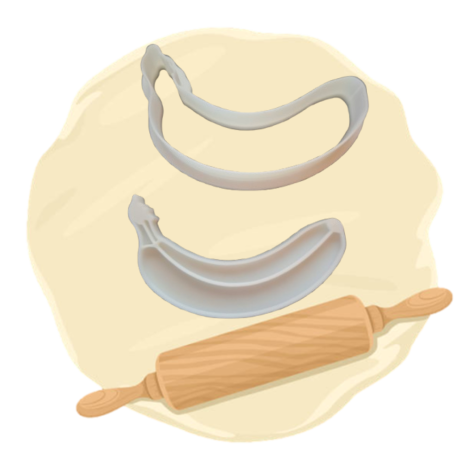 Keksausstecher "Banane"