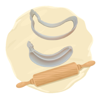 Keksausstecher "Banane"