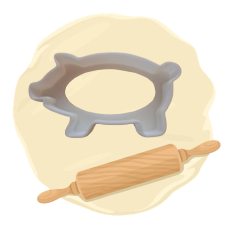 Keksausstecher "Schwein"