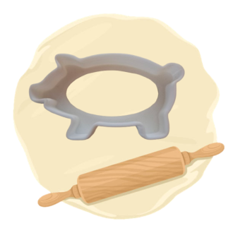 Keksausstecher "Schwein"