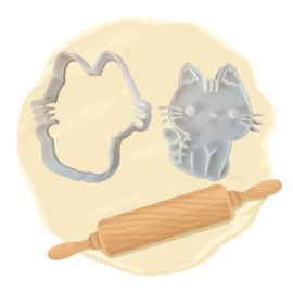 Keksausstecher "Katze lieb"