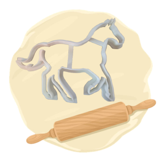 Keksausstecher "Pferd"