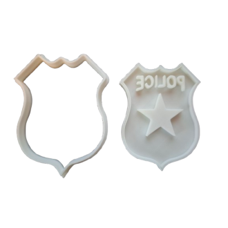 Keksausstecher "Polizeimarke"