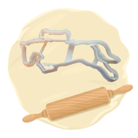 Keksausstecher "Pferd am springen"