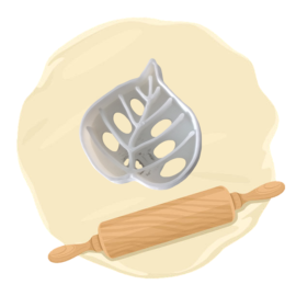 Keksausstecher "Blatt"