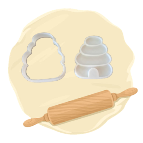 Keksausstecher "Bienenhaus"