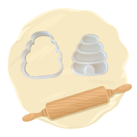 Keksausstecher "Bienenhaus"