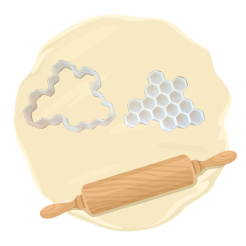 Keksausstecher "Bienenwaben"