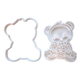 Keksausstecher "Skelett Teddy"