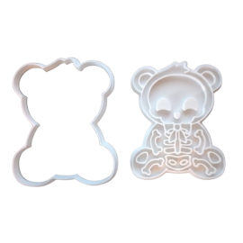 Keksausstecher "Skelett Teddy"