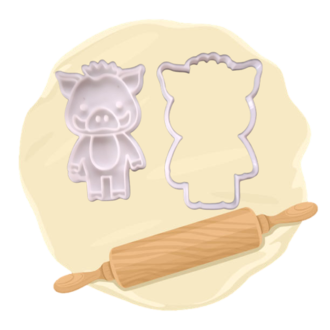 Keksausstecher "Wildschwein"
