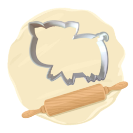 Keksausstecher "Schwein"