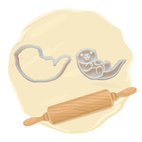 Keksausstecher "Otter"
