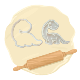 Keksausstecher "Dinosaurier"