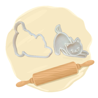 Keksausstecher "Einhornkatze"