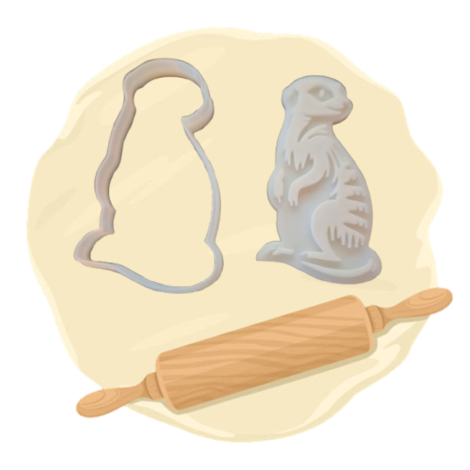 Keksausstecher "Erdmännchen"