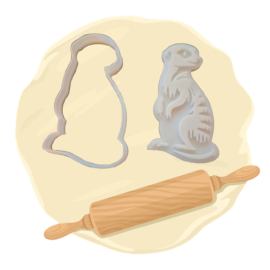 Keksausstecher "Erdmännchen"