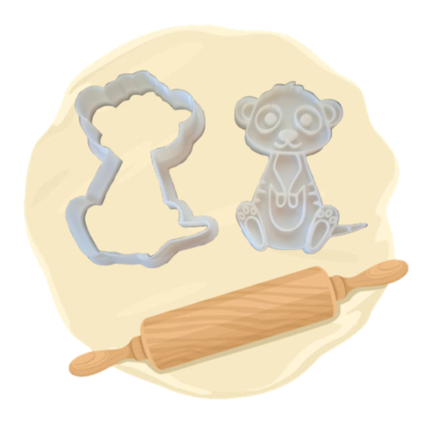 Keksausstecher "Erdmännchen"