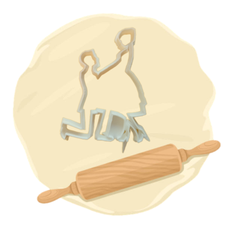 Keksausstecher "Pärchen"