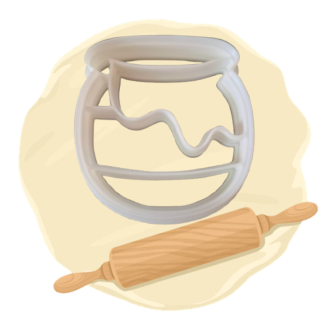 Keksausstecher "Honigtopf"