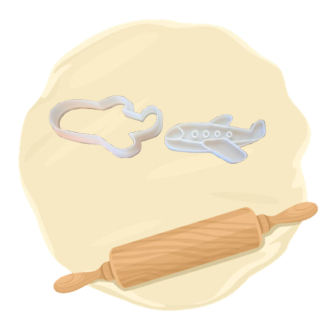 Keksausstecher "Flugzeug"
