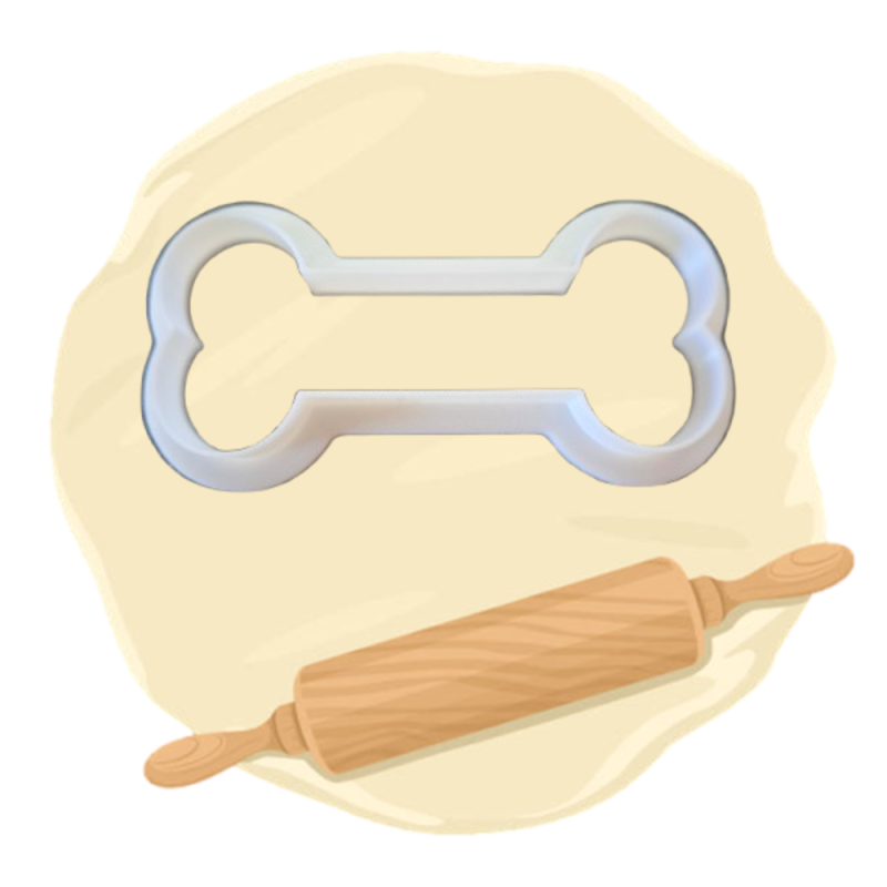 Keksausstecher "Knochen"