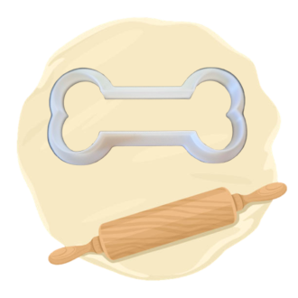 Keksausstecher "Knochen"